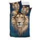 Lion Head Bedding Duvet Cover