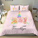 Brooklyn - Personalized Unicorn Bedding Duvet Cover