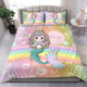 Maya - Personalized Mermaid Bedding Cover Set