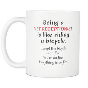Veterinary Gift, Vet Receptionist, Vet Assistant, Vet Technician, Veterinarian Tech, Gift For Vet Tech, Vet Tech Cup, Veterinary Student, Vet Mug (11oz)