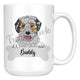 Personalized Aussiedoodle Dog Mom Dad Mug, Funny Dog Owner Gift