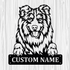 Personalized Australian Shepherd Metal Sign, Dog Owner Wall Art, Memorial Gift