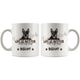 Personalized Australian Cattle Dog Mom Dad Mug, Custom Dog's Name Gift