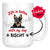 Personalized Australian Cattle Dog Mom Dad Mug, Custom Dog's Name Gift