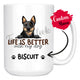 Personalized Australian Cattle Dog Mom Dad Mug, Custom Dog's Name Gift