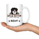 Personalized Australian Shepherd Dog Mom Dad Mug, Custom Dog's Name Gift