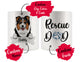 Personalized Australian Shepherd Dog Rescue Mom Dad Mug, Best Dog Owner Gift