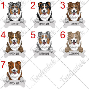Personalized Australian Shepherd Dog Rescue Mom Dad Mug, Best Dog Owner Gift