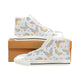 High & Low Top Canvas Women's Shoes - Multicolor Butterflies - Freedom Look