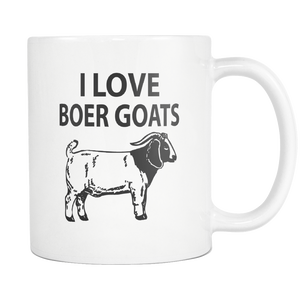 I Love My Boer Goat Coffee Mug - Boer Goats Owner Gifts - I Like Goats - Lucky Goat Coffee Cup - Great Goat Gift For Men And Women (11 oz) - Freedom Look