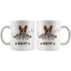 Personalized Basenji Dog Mom Dad Mug, Custom Dog's Name Gift