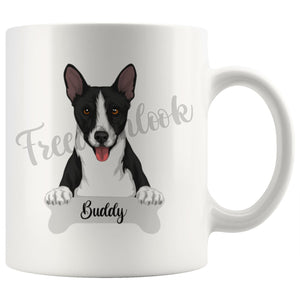 Personalized Basenji Dog Mom Dad Mug, Funny Dog Owner Gift