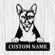 Personalized Basenji Metal Sign, Dog Owner Wall Art, Memorial Gift