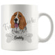 Personalized Basset Hound Dog Mom Dad Mug, Funny Dog Owner Gift