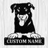 Personalized Bauceron Metal Sign, Dog Owner Wall Art, Memorial Gift