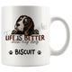 Personalized Beagle Dog Mom Dad Mug, Custom Dog's Name Gift