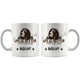 Personalized Beagle Dog Mom Dad Mug, Custom Dog's Name Gift