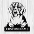 Personalized Beagle Metal Sign, Dog Owner Wall Art, Memorial Gift