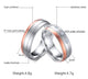 Crystal Zircon Rose Gold Ring - Stainless Steel - Freedom Look