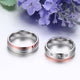 Crystal Zircon Rose Gold Ring - Stainless Steel - Freedom Look