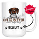 Personalized Belgian Brakk Dog Mom Dad Mug, Custom Dog's Name Gift