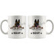 Personalized Belgian Malinois Dog Mom Dad Mug, Custom Dog's Name Gift