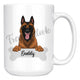 Personalized Belgian Malinois Dog Mom Dad Mug, Funny Dog Owner Gift