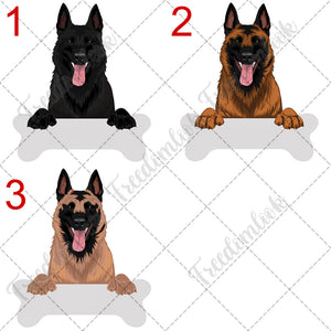 Personalized Belgian Malinois Dog Rescue Mom Dad Mug, Best Dog Owner Gift