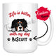 Personalized Bernese Mountain Dog Mom Dad Mug, Custom Dog's Name Gift