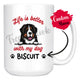 Personalized Bernese Mountain Dog Mom Dad Mug, Custom Dog's Name Gift