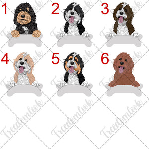 Personalized Bernedoodle Dog Rescue Mom Dad Mug, Best Dog Owner Gift