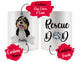Personalized Bernedoodle Dog Rescue Mom Dad Mug, Best Dog Owner Gift