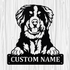 Personalized Bernese Mountain Metal Sign, Dog Owner Wall Art, Memorial Gift