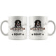 Personalized Bernese Mountain Dog Mom Dad Mug, Custom Dog's Name Gift