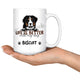 Personalized Bernese Cattle Dog Mom Dad Mug, Custom Dog's Name Gift