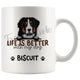 Personalized Bernese Cattle Dog Mom Dad Mug, Custom Dog's Name Gift