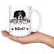Personalized Bernese Mountain Dog Mom Dad Mug, Custom Dog's Name Gift