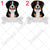 Personalized Bernese Mountain Dog Mom Dad Mug, Funny Dog Owner Gift