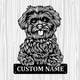 Personalized Bichon Frise Metal Sign, Dog Owner Wall Art, Memorial Gift