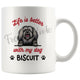 Personalized Bichon-Lyon Dog Mom Dad Mug, Custom Dog's Name Gift