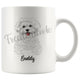Personalized Bichon Frise Dog Mom Dad Mug, Funny Dog Owner Gift