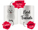 Personalized Bichon Frise Dog Rescue Mom Dad Mug, Best Dog Owner Gift