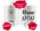 Personalized Bichon Frise Dog Rescue Mom Dad Mug, Best Dog Owner Gift