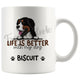 Personalized Big Mountain Dog Mom Dad Mug, Custom Dog's Name Gift