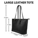 Golden Sea Turtle Large PU Leather Tote - Freedom Look