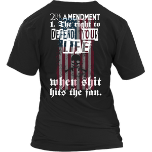 2nd Amendment Defend Life - Womens and Unisex T-Shirt, Hoodie, Sleeve, Tank Top