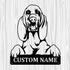 Personalized Bloodhound Metal Sign, Dog Owner Wall Art, Memorial Gift