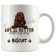 Personalized Bloodhound Dog Mom Dad Mug, Custom Dog's Name Gift