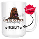 Personalized Bloodhound Dog Mom Dad Mug, Custom Dog's Name Gift