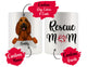 Personalized Bloodhound Dog Rescue Mom Dad Mug, Best Dog Owner Gift